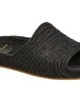 Estilo Emporio Woven Jute Flat Slide - Black last pair size 38 - LUXAMORE -Shoes-Editors Notes This divine range of jute footwear made in Spain and beautifully curated by Estilo Emporio. Fits true to size. 100% Jute and leather sole Black or Natural AVAILABLE NOW ! Style 
