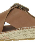 Estilo Emporio Husk Tan Slide - LUXAMORE -Shoes-