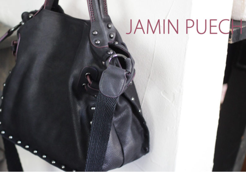 Woman Wearing Jamin Puech Bag - Lucien Cross Body and Shoulder - Black - Bag LUXAMORE