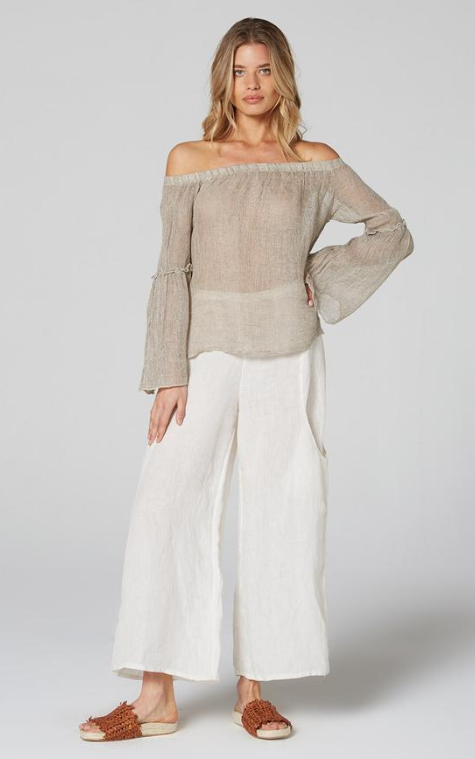 Estilo Emporio Off the Shoulder Twiggy Top - LUXAMORE AUSTRALIA